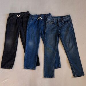 Cat & Jack / Thereabouts Denim Jeans Set - Size 10 * Pack of 3 *